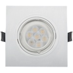 ELMARK Led ПЛАСТМАСОВА КВАДРАТНА ЛУНА high power 6w 4000- (92s106wh/w)