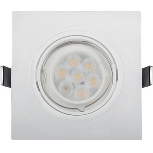 ELMARK Led ПЛАСТМАСОВА КВАДРАТНА ЛУНА high power 6w 4000- (92s106wh/w)