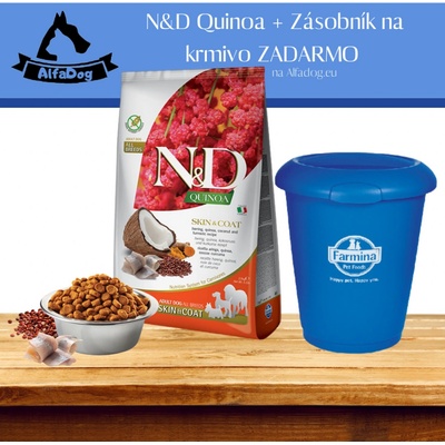 N&D GF Quinoa Dog Skin & Coat Herring & Coconut 7 kg