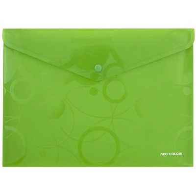 Obálka plastová s drukem Neo Colori A4 zelená 129240