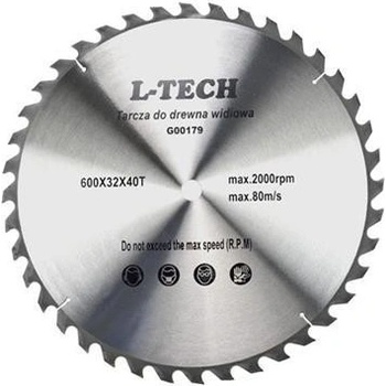 GEKO Pilový kotouč do dřeva, 600x32x40T, G00179