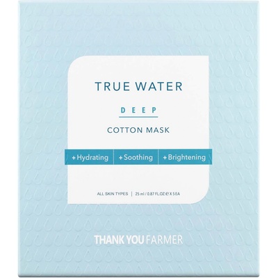 THANK YOU FARMER True Water Deep Cotton Mask Маска за лице дамски