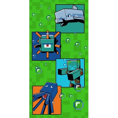 Carbotex osuška Minecraft Fight and Survive 70 x 140 cm