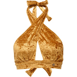 GOLDBEE Velvet swimsuit cross l