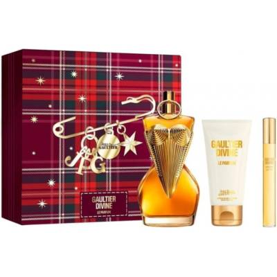 Jean Paul Gaultier Divine Le Parfum Gift Set EDP 100 ml + Body Lotion 75 ml + EDP 10 ml за жени