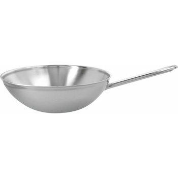 Demeyere Apollo 7 Wok s plochým dnom nerezová oceľ 18/10 7-vrstvový materiál 30 cm
