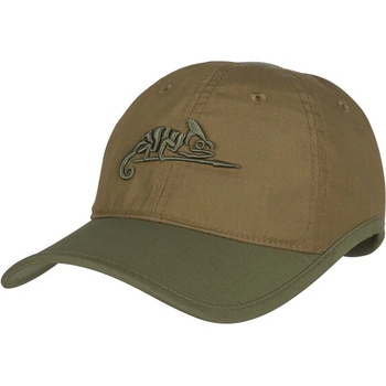 Helikon-Tex шапка с лого - PolyCotton Ripstop - Койот / Оливено зелено (CZ-LGC-PR-1102A)