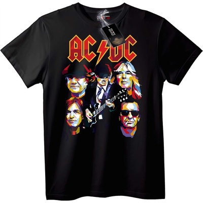 NOONEBRAND Тениска AC/DC Членове на Групата - 5XL, White