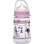 Nip Бебешко шише NIP - РР, Flow M, 0 м+, 260 ml, Girl (4000821350427) - ozone
