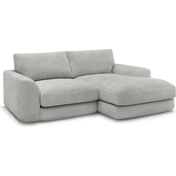 Bobochic Светлосив шенилов ъглов диван (десен ъгъл) Leonore - Bobochic Paris (109483)