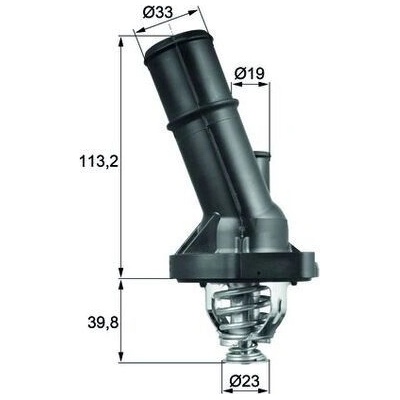 Termostat, chladivo MAHLE TI 202 82