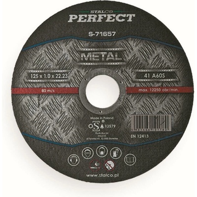 Kotouč řezný na ocel 115x1,0x22,23mm STALCO