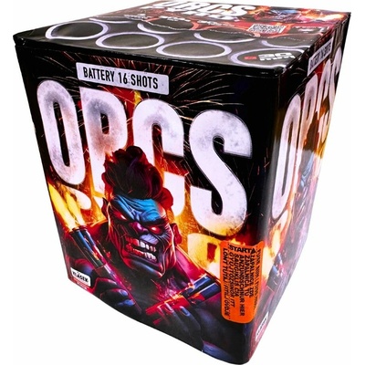 Ohňostroj ORCS PYRO 16 rán 30 mm