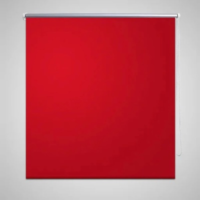 vidaXL Затъмняваща ролетна щора, червена, 40 х 100 см (240736)