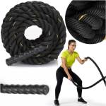 Actiget Тренировъчно въже Battle Rope за функционални и силови тренировки, 9 м - ACTIGET