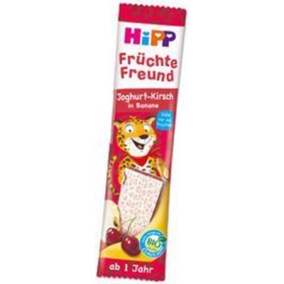 HiPP Bio Ovocná tyčinka Banán Višňa Jogurt 23 g