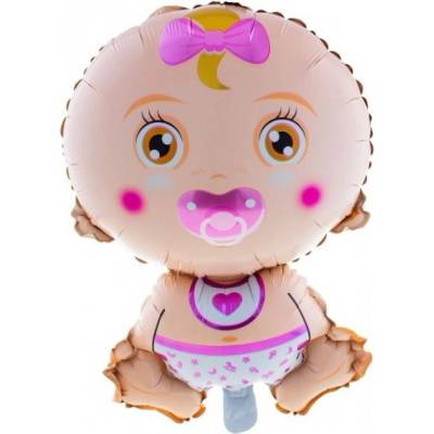 Funny Fashion Foliový balonek miminko holčička 68 cm