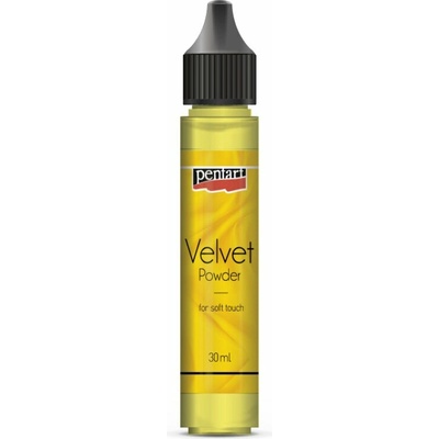 Sametový prášek na dekorování Pentart - Citrin 30 ml