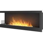 SIMPLEfire Sofie 1200 left corner + glass Камини