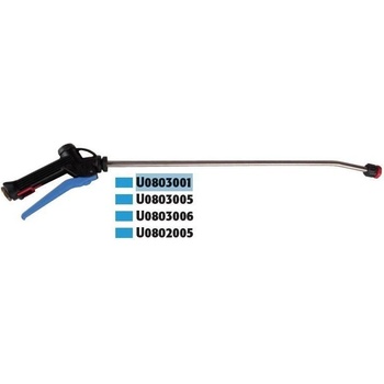 Werther/apac - Италия Пистолет за небулизатор, метален 600мм; oma/apac