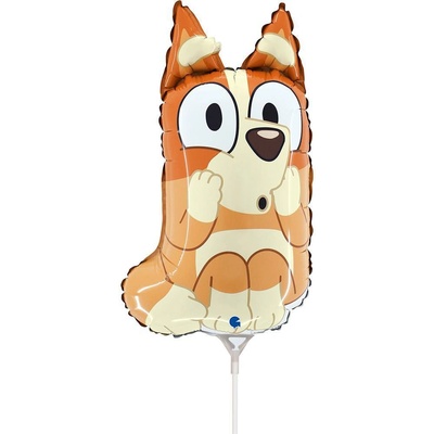 Grabo Mini Bluey Bingo oranžový 14" 35 cm fóliový balónik nafukovací