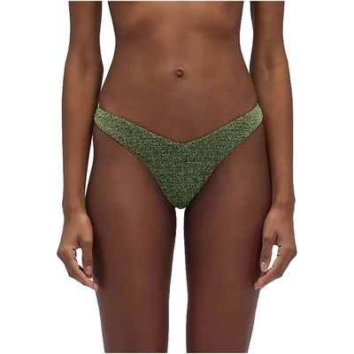 SUNDEK Loren lurex high-leg briefs bikini bottom - Green (Lime)