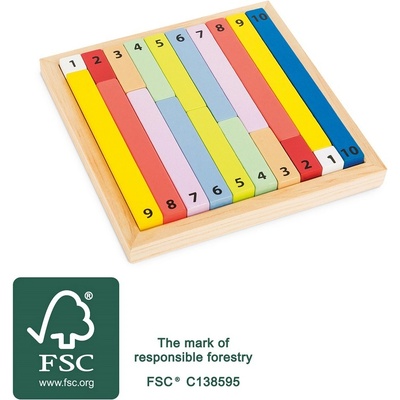 small foot Edukativní barevná tabulka – Zboží Dáma