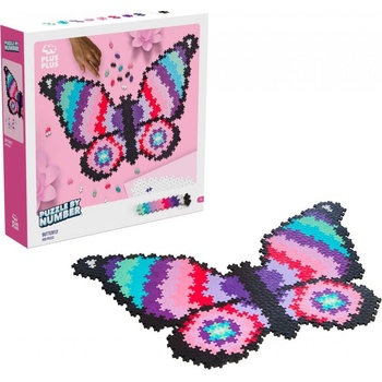 Plus-Plus Mini Skladaj podľa čísiel - Motýl 800 ks