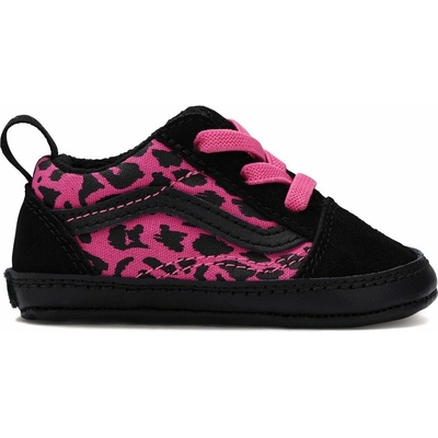 Vans Old Skool Crib Leopard Pink/Black