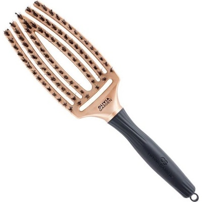 Olivia Garden Fingerbrush Trinity plochý kartáč Gold – Zboží Dáma