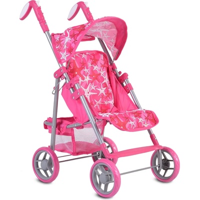 Moni Количка за кукли Moni - Stars, розова (108519)