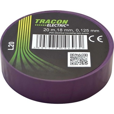 Tracon Izolačná páska 20 m x 18 mm fialová