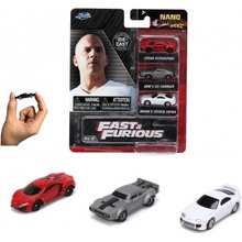 Jada Rychle a zběsile set 3 aut Nano Cars 1,65" Wave 4