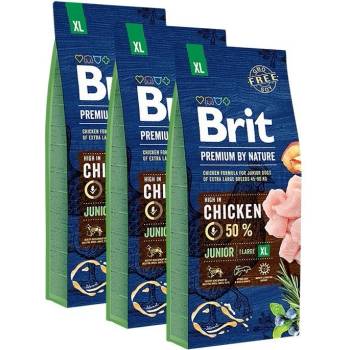 Brit Premium by Nature Junior XL 3 x 15 kg