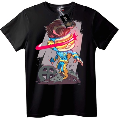 NOONEBRAND Тениска Chibi X-Men Герой - 7XL, Black