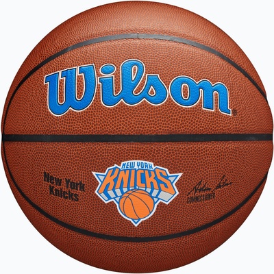 Wilson NBA Team Alliance New York Knicks баскетбол кафяв размер 7