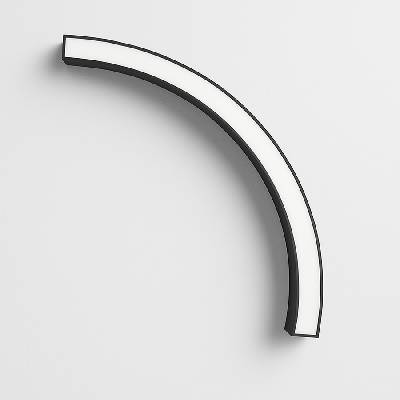 ПРОФИЛ АЛУМИНИЕВ wave 1/4 Ф1500 50x50+ДИФУЗЕР К-КТ ral (5805-0.25ral)