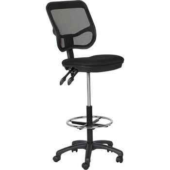 Image 1 of Bittel Офис стол Carmen 7552, дамаска/мрежа, газов амортисьор, заключване облегалката в различни позиции, черен