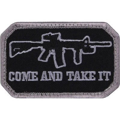 ROTHCO Nášivka COME AND TAKE IT velcro ČIERNA