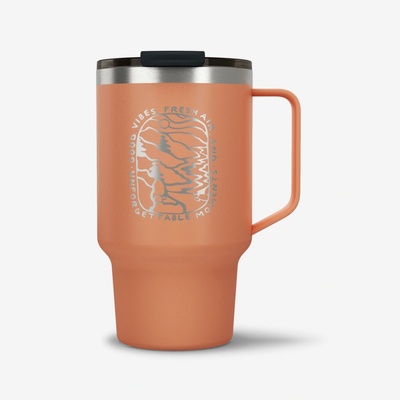 Quechua Antikorový termohrnček 900 500 ml oranžový