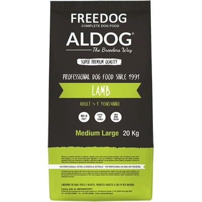 Freedog by Aldog The Breeders Way Lamb Medium&Maxi 20 kg