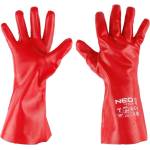 NEO TOOLS Дълги защитни ръкавици с pvc покритие, 3121x, размер 10 (97-675)