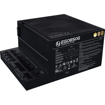 Захранване Lian Li EDGE Gold Black, 850W, Active PFC, 80 Plus Gold, 120mm вентилатор (G9P.EG0850G.B000.EU)