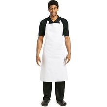 Whites Chefs Clothing náprsní zástěra bílá