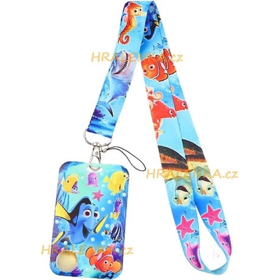 Šňůrka na krk 24352 s pouzdrem Hledá se Dory, Nemo