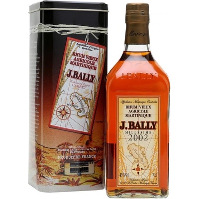 J. Bally Vieux Millésime 2002 43% 0,7 l (karton)
