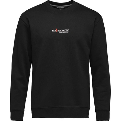 black Diamond M Heritage Wordmark Crewneck černá