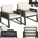 tectake 406015 záhradné súprava captive 2 (1 x pohovka / 1 x stôl)