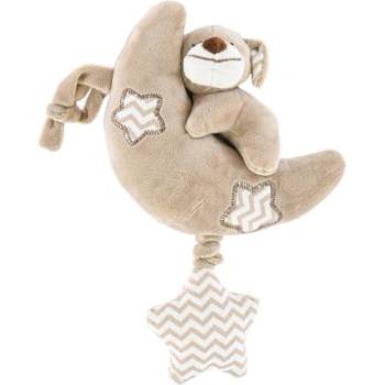 Mikro Плюшена луна 30см с кученце и музикална кутия с навиване