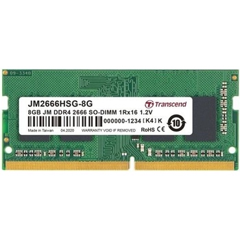 Transcend JetRam DDR4 8GB 2666MHz CL19 JM2666HSG-8G